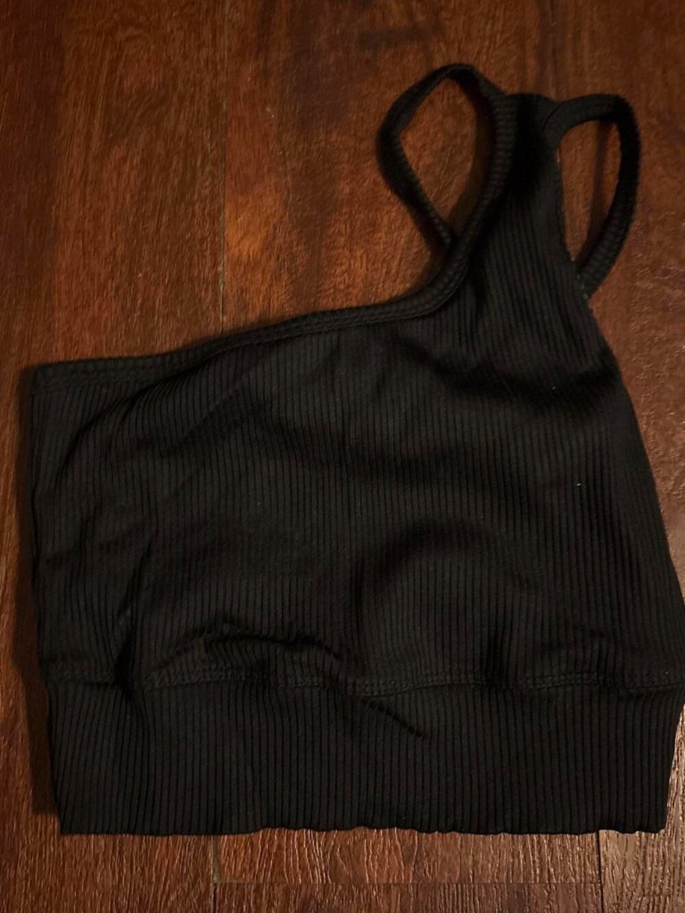 Year Of Ours Women's Black Crop-top